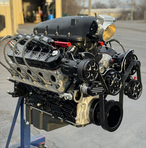 720 HP, Naturally-Aspirated, 408 cid, Hydraulic-Roller, LS Street Engine - Bare to Complete