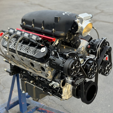 720 HP, Naturally-Aspirated, 408 cid, Hydraulic-Roller, LS Street Engine - Bare to Complete