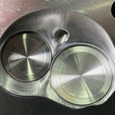 Dart Pro 1 CNC Ported, 360 BBC Cylinder Heads, Assembled