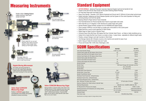 Rottler SG9M Cylinder Head Seat & Guide Machine