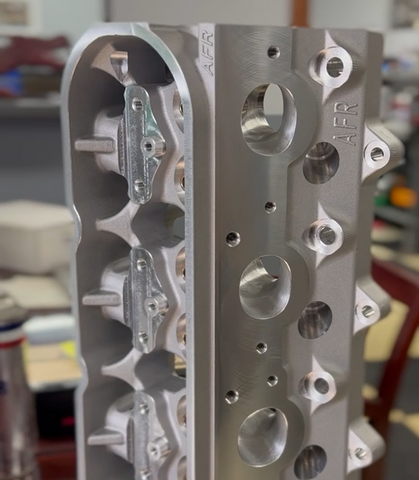 CNC Ported AFR 12 Degree, 6-Bolt LS3 Cylinder Heads - Assembled