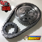 Double Roller Billet Timing Chain - Heavy Duty, LS, Adjustable