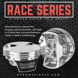 Diamond Race Series LS Pistons - 2,000HP Rated, LS7, Dish