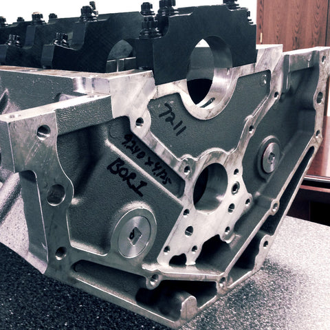 Dart Aluminum LS Next Block, CNC-Machined, P1 S220 1/2" Head Studs Included