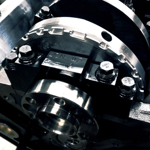 Dart Aluminum LS Next Block, CNC-Machined, P1 S220 1/2" Head Studs Included