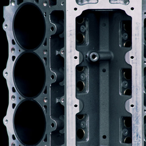 Dart Aluminum LS Next Block, CNC-Machined, P1 S220 1/2" Head Studs Included