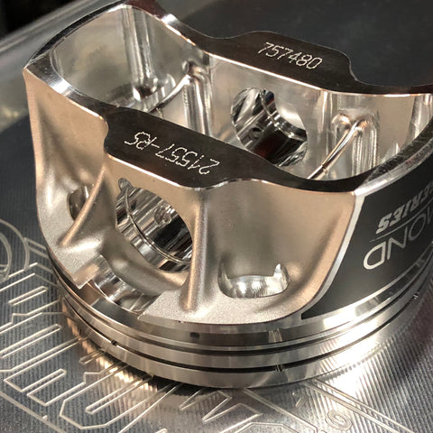 Diamond Race Series LS Pistons - 2,000HP Rated, LS7, Dish
