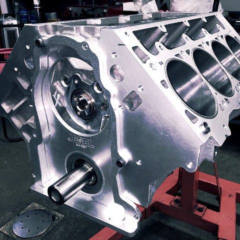 Dart Aluminum LS Next Block, CNC-Machined, P1 S220 1/2" Head Studs Included