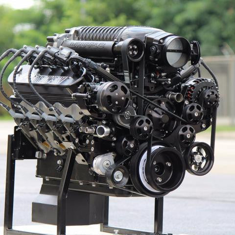 1,075 HP, 2.9L Whipple Supercharged LS Engine.  Includes Serpentine System & Holley EMS
