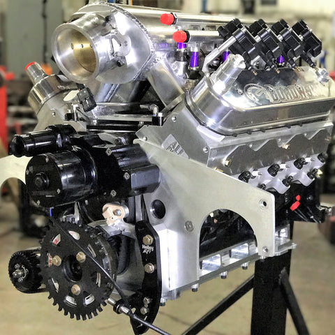 2,500 HP, 427ci Street-Strip LS Engine - Complete, Twin 83mm Bullseye NLX Turbochargers