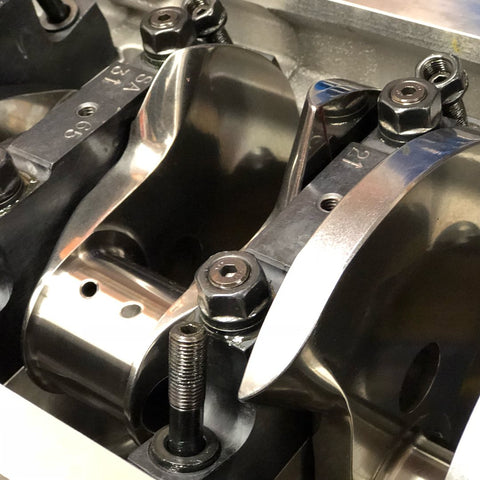 454ci Dart Aluminum LS Next Tall-Deck Short Block, LS Next2 Upgrade, Callies Billet Crank and Ultra H-Beam Rods. Includes BRE's Block Honing Service