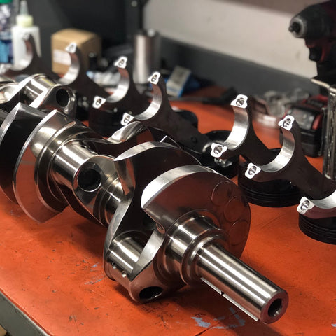 454ci Dart Aluminum LS Next Tall-Deck Short Block, LS Next2 Upgrade, Callies Billet Crank and Ultra H-Beam Rods. Includes BRE's Block Honing Service