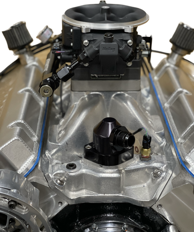 975hp, 555ci BBC Engine, Naturally Aspirated, Mechanical Cam, Pump Gas, EFI