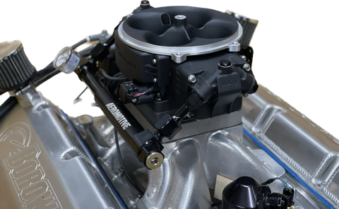 975hp, 555ci BBC Engine, Naturally Aspirated, Mechanical Cam, Pump Gas, EFI