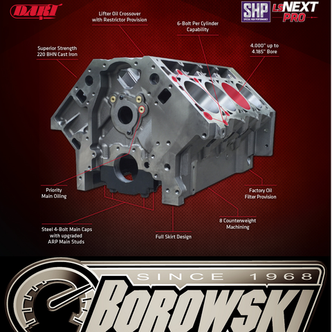 427ci LS Short Block for Big Boost