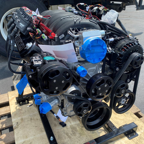 720 HP, Naturally-Aspirated, 408 cid, Hydraulic-Roller, LS Street Engine - Bare to Complete