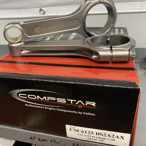 LS Rotating Assembly - Callies Compstar 8-cwt Crank & Rods, Manley 4.030 Flat Tops