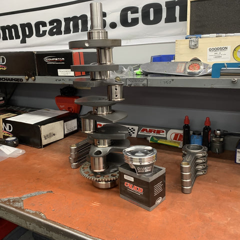 370ci LS Shortblock for Boost with Callies 8 CWT Crank