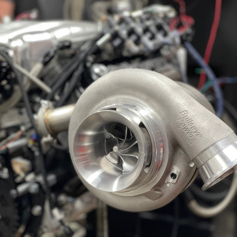 2,500 HP, 427ci Street-Strip LS Engine - Complete, Twin 83mm Bullseye NLX Turbochargers