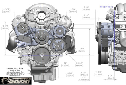 Holley Premium Mid-Mount LS Accessory System