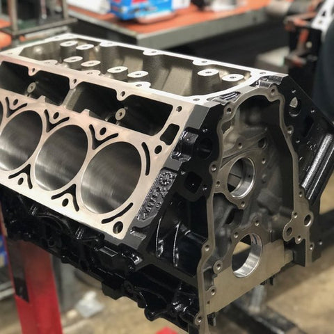 408 ci LS Short Block for NA Street - Seasoned GM Block & Callies Compstar 8-cwt Crank