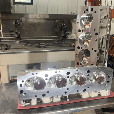 Dart Pro 1 CNC Ported, 360 BBC Cylinder Heads, Assembled