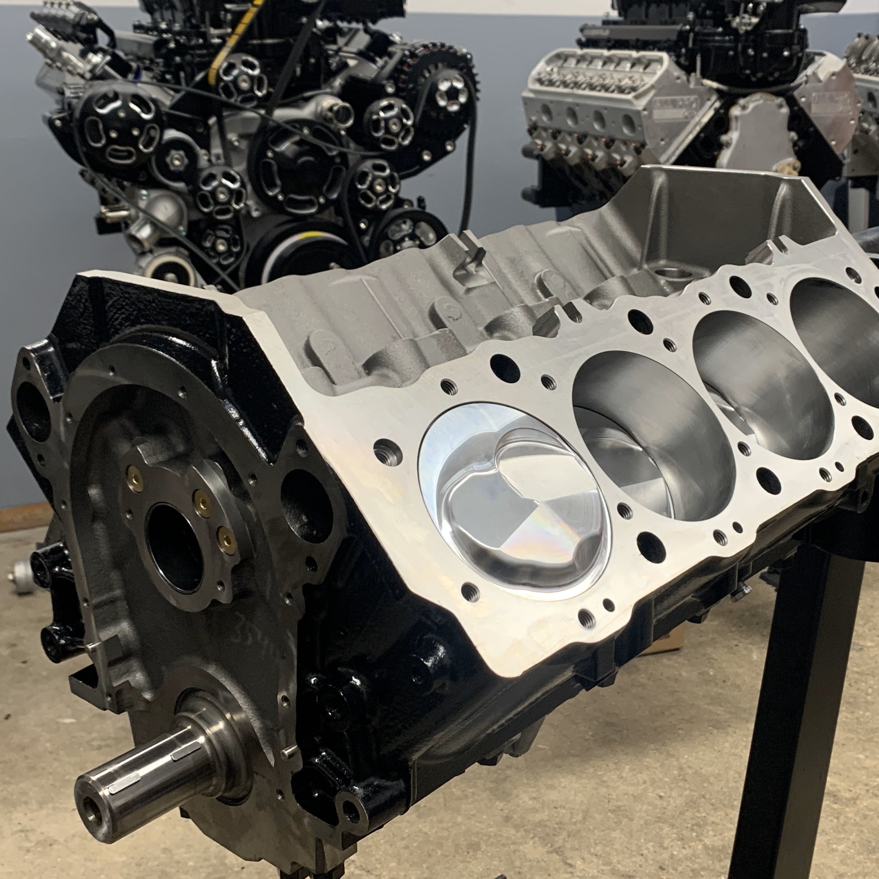555ci Big Block Chevy Long Block, Hydraulic Roller NA, Street ...