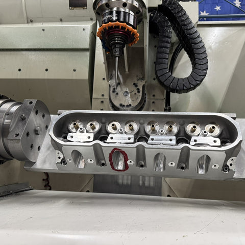 CNC Ported AFR Cathedral Port, 6-Bolt LS Cylinder Heads - Assembled