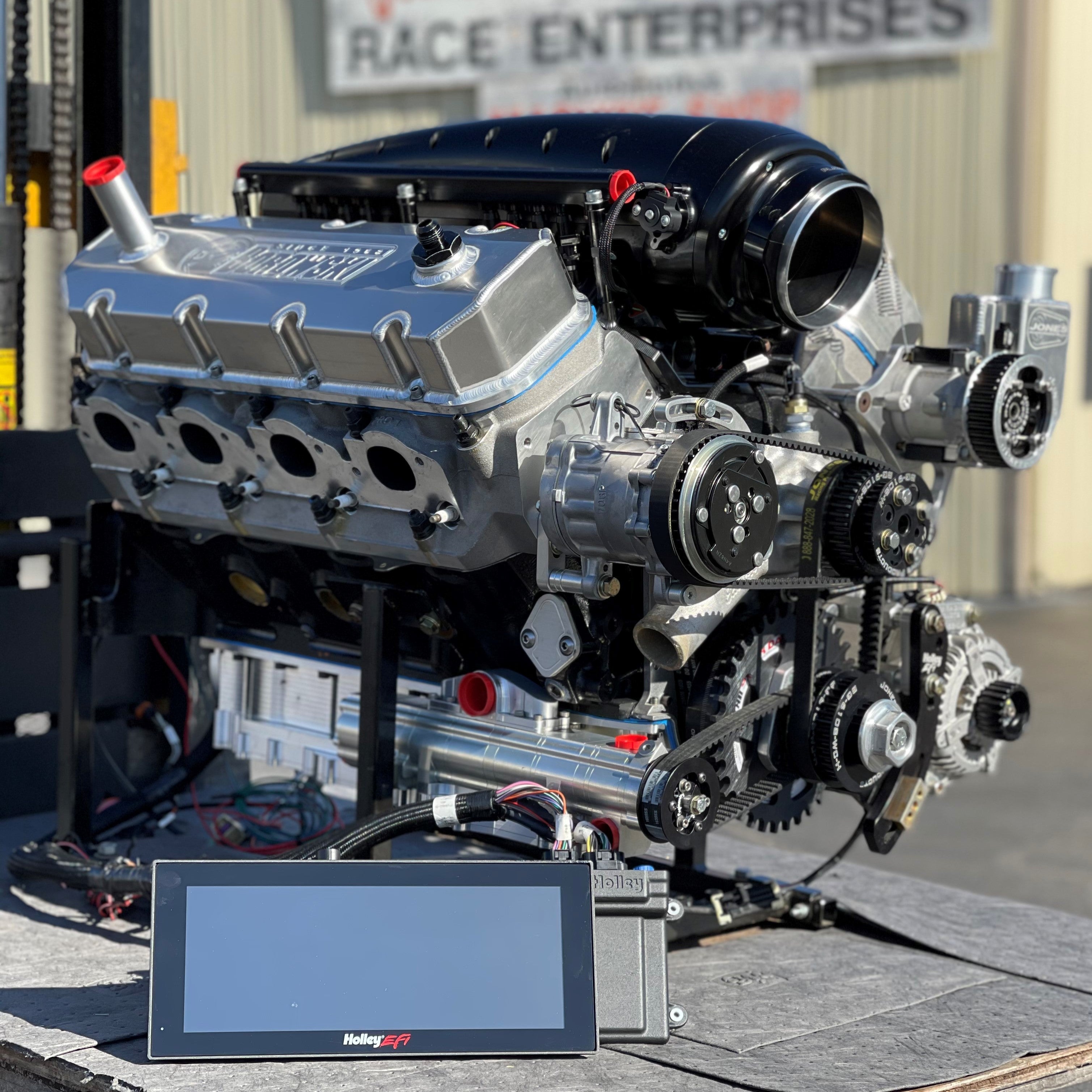 1,450hp F2 ProCharged 555ci Big Block Chevy Engine, Complete | Borowski ...