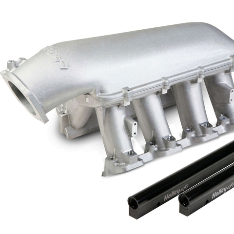 Holley LS Hi-Ram Intake Manifold for 105mm GM LS Throttle Body, LS3 or LS7