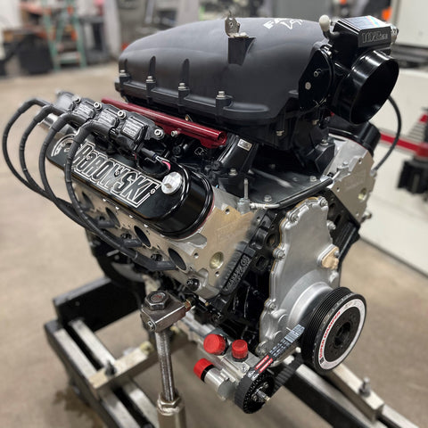 720 HP, 408ci N/A LS Road-Track-Offroad Engine w Dailey Engineering Dry Sump Oiling System