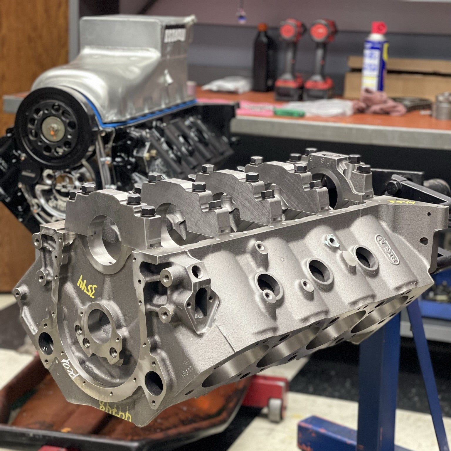 Stackable Piston Type Engine 555ci BBC Shortblock - Dart, Callies, Diamond or J&E Pistons | Borowski ...