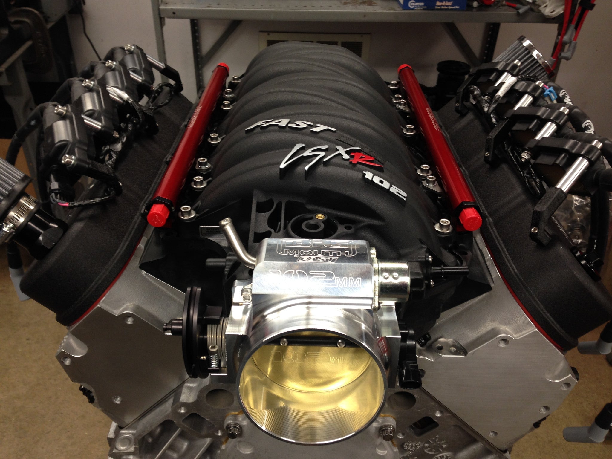 Intake For Ls3 FAST LSXR Intake Manifold - LS3 Rectangle Port | Borowski Race Engines
