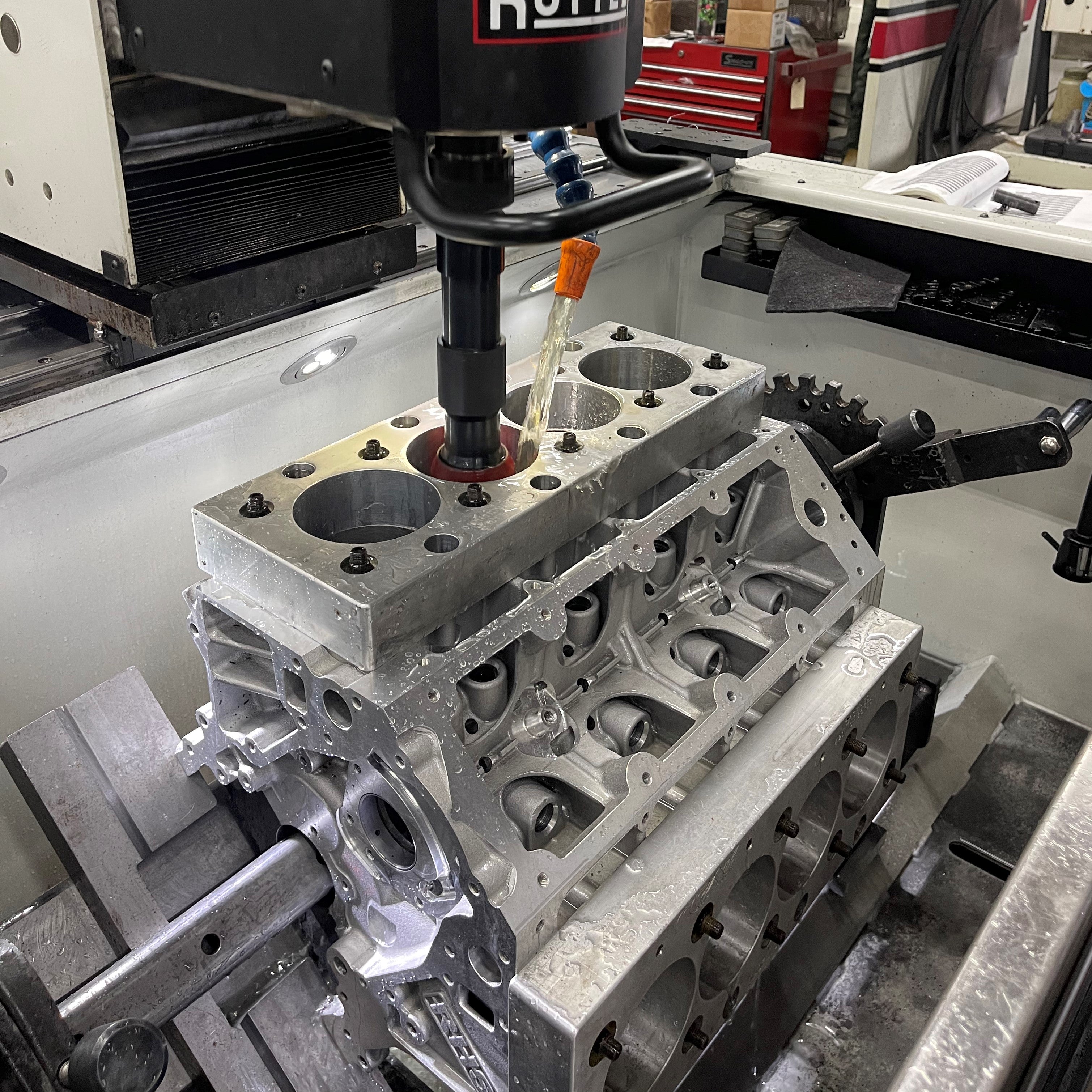 Resing Engine Block RHS Aluminum LS Engine Block | Borowski Race Engines
