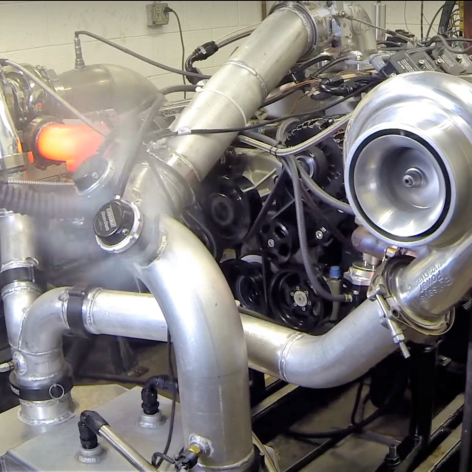 3,000 hp rated, R/T Twin Turbo Big Block Chevy Engine, Complete